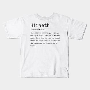 Hiraeth Cymru Kids T-Shirt